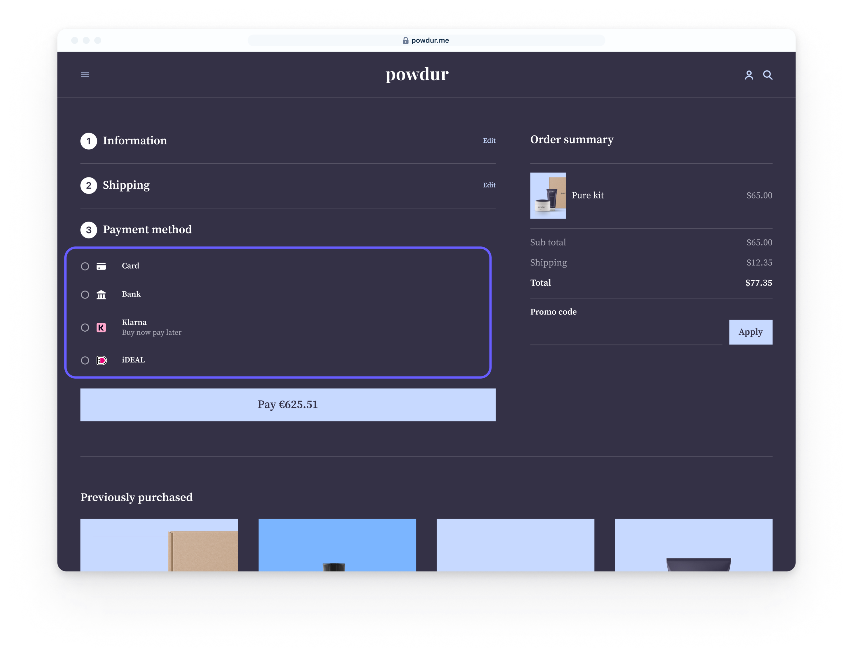 Formulaire de paiement à l’aide d’Elements avec l’API Checkout Sessions