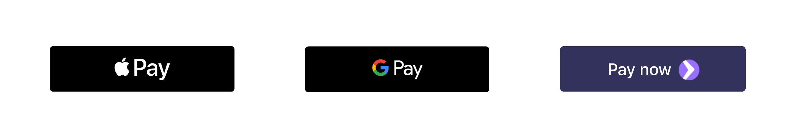 Apple Pay Button, Google Pay Button and Payment Request Button Element