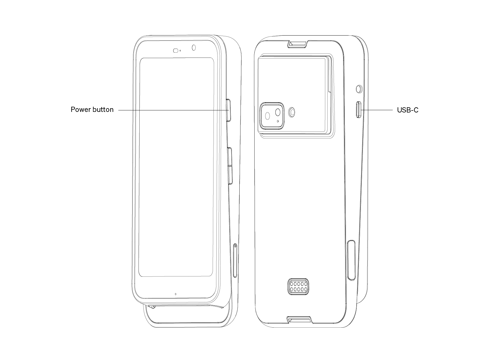 Côté du lecteur Stripe S700