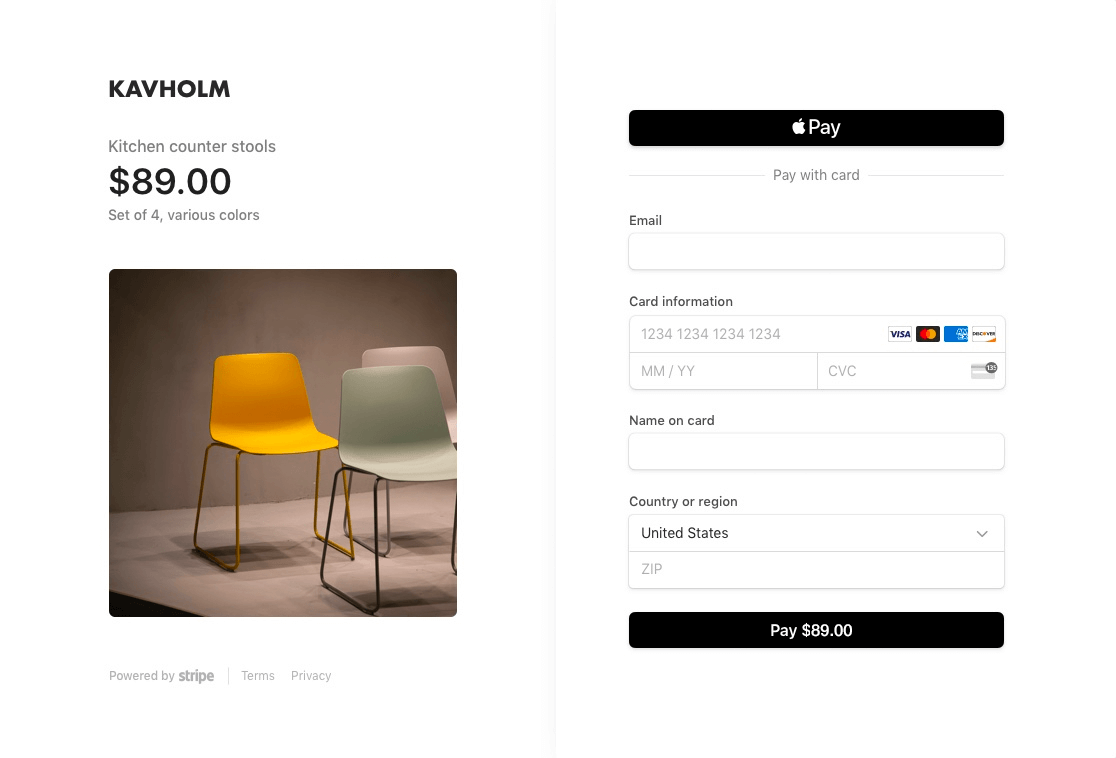 O novo Stripe Checkout